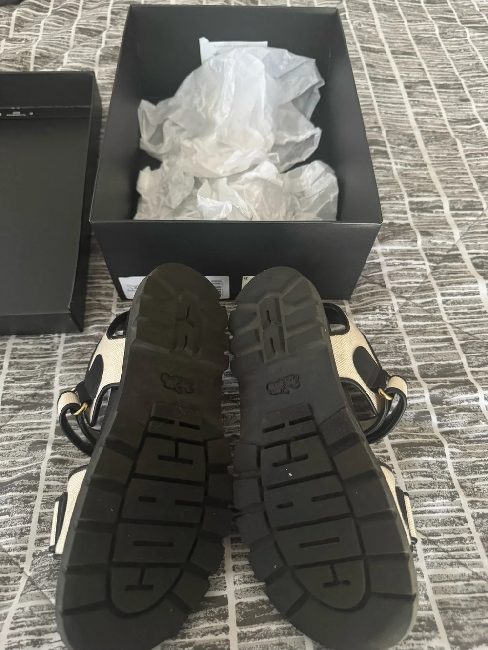 Coach Brynn Canvas Sandals